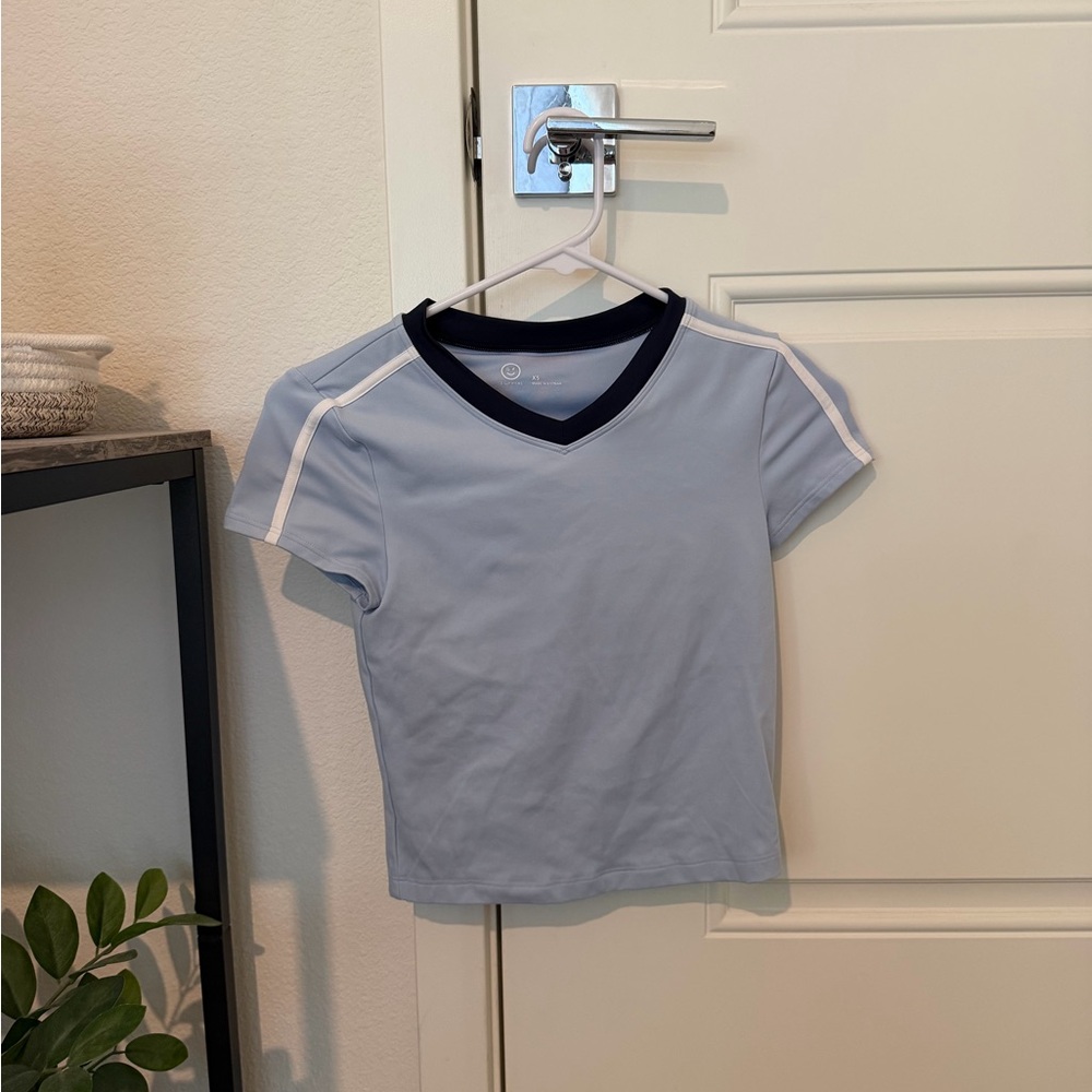 Hollister Gilly Hicks Active Baby Tee Blue
